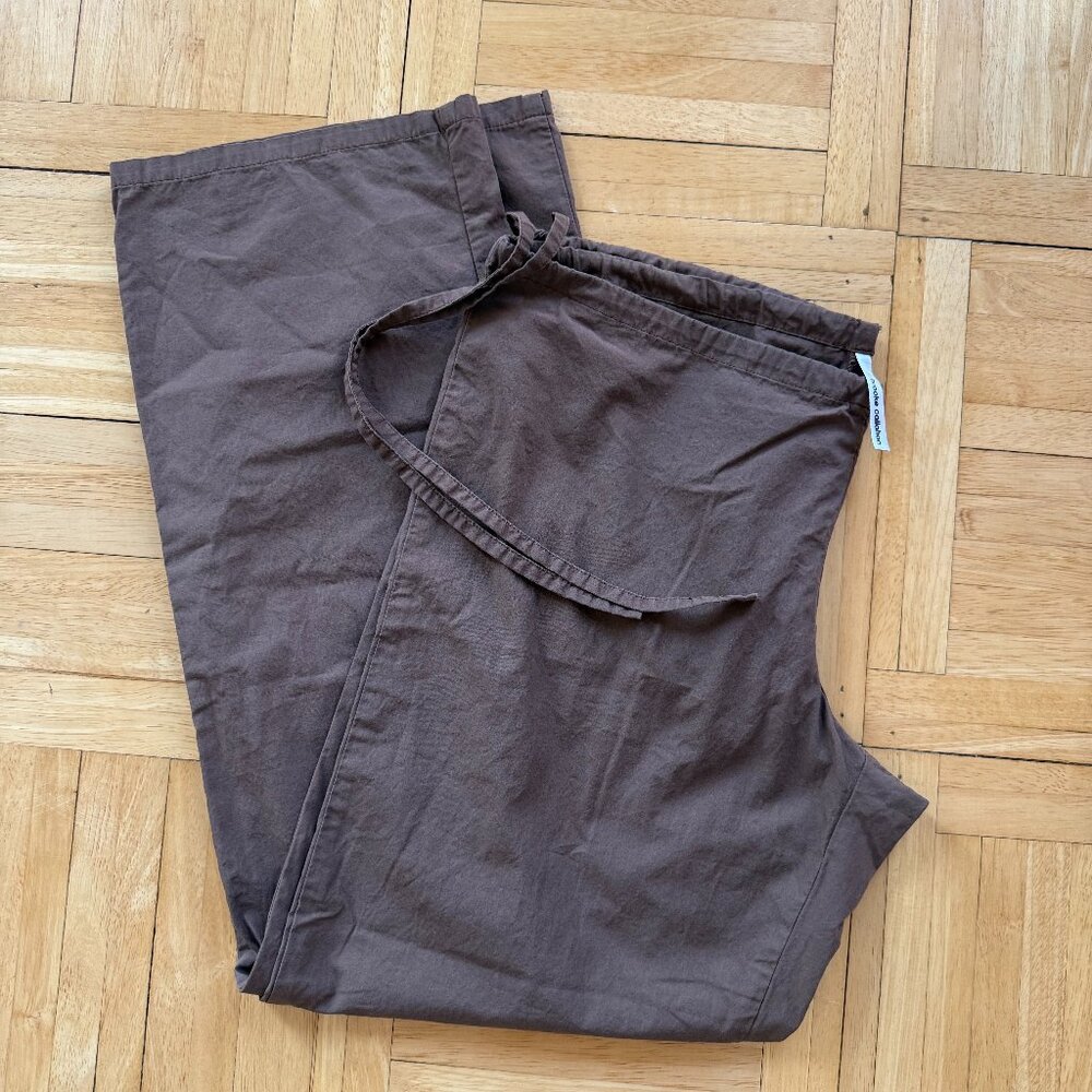 Brooke Callahan Tie Pants in Chocolate - Size M